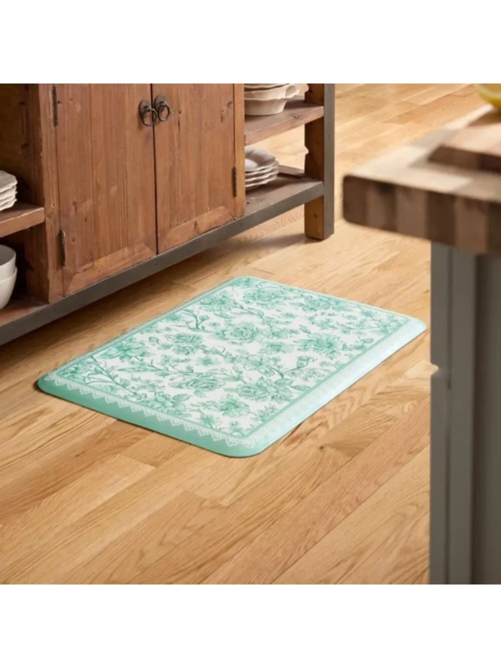 The Pioneer Woman Home Green 20x30 Agatha Farmhouse Decor Comfort Kitchen Mat